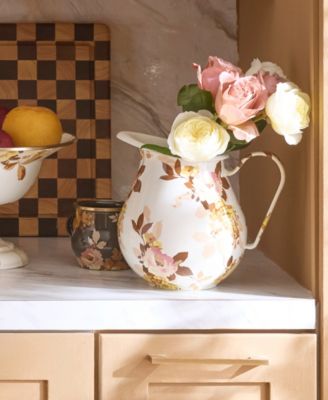 Mackenzie-childs Mackenzie Childs Wild Rose White Collection In Neutral