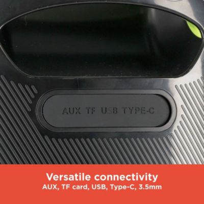 120W RGB 19800mAh Portable Karaoke Bluetooth Speaker with 2 Wireless Microphones