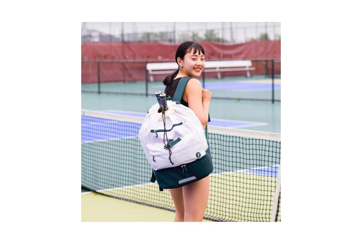 Рюкзак J World ACE Racket Sports with Racket Protection & Multiple Storage Compartments, цвет: Чёрный — фото 8