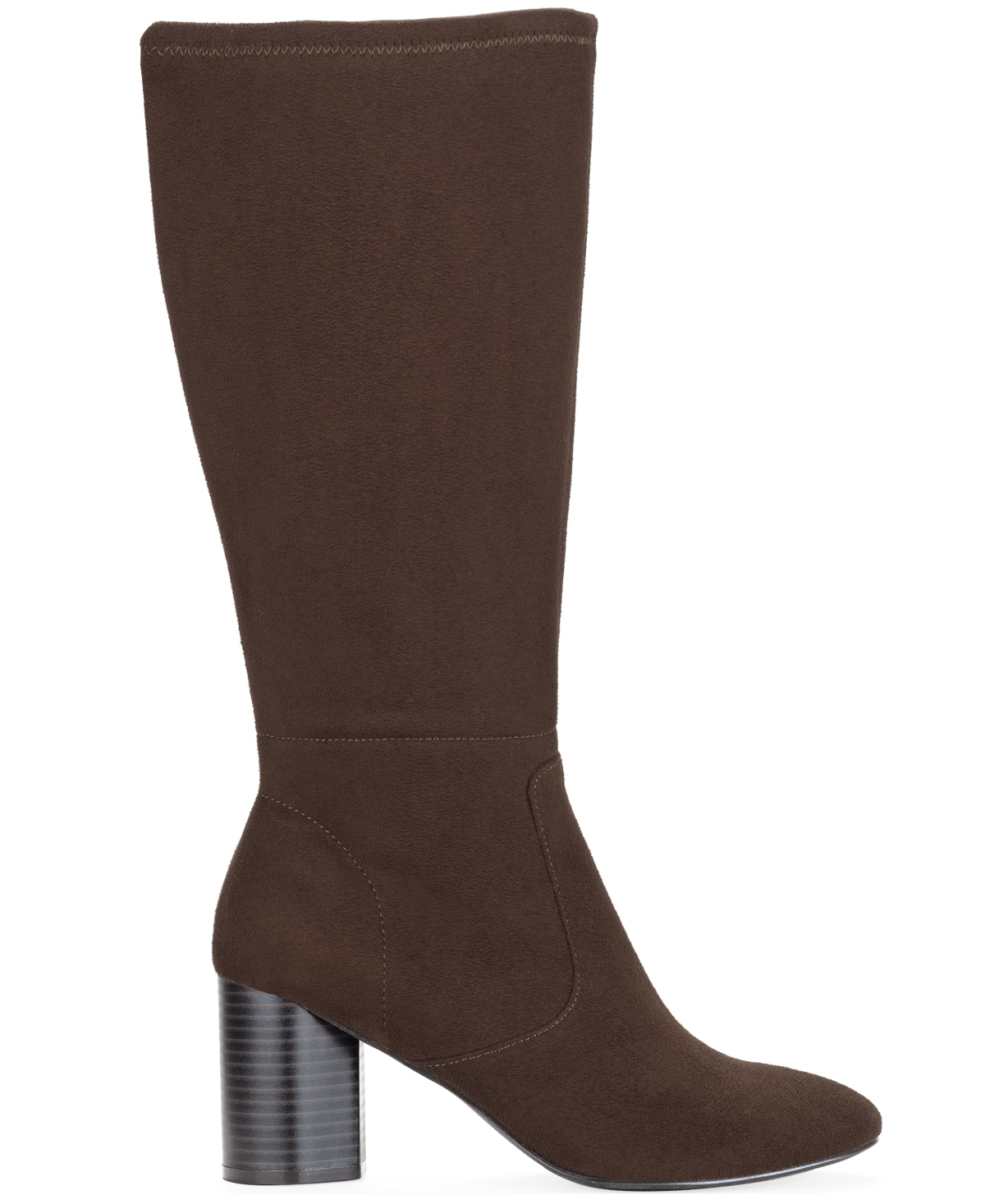 Style & Co Women's Brysonn Round Toe Boots, Macy's Exclusive In Brown