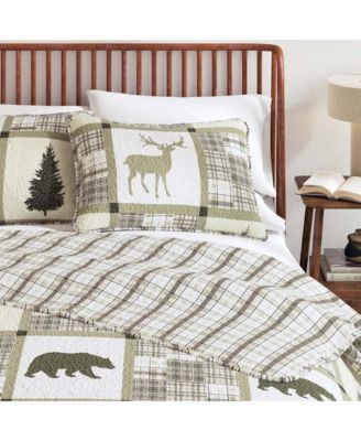 Rustic Lodge All-Season 3 Pc Quilt Set