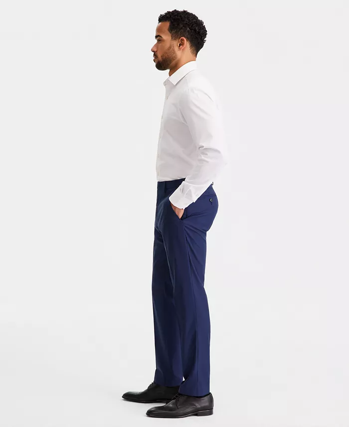Men's Slim-Fit Stretch Solid Suit Pants - thumbnail 9