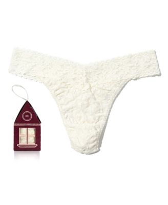 Women's Signature Lace Original Rise Single Pack Thong Underwear