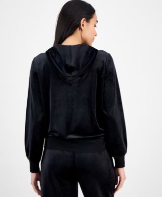Women's Velour Zip-Up Hoodie, Macy's Exclusive