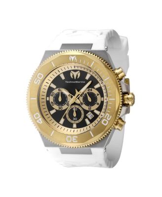 Men's TM-224019 Manta Quartz Chronograph Gold, Black Dial Watch