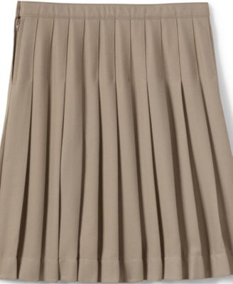 Little Girls Pleated Skirt Below the Knee
