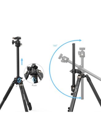 CT200 4-Section Lateral Center Column Aluminum Tripod/Monopod