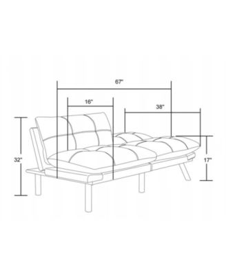 Streamdale Velvet Sofa Bed