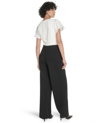 Women's Flutter Sleeve Jumpsuit