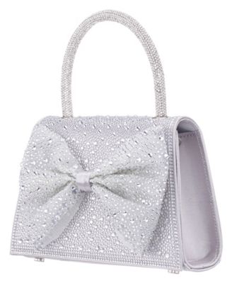 Crystal Magnetic Snap Satchel Bag