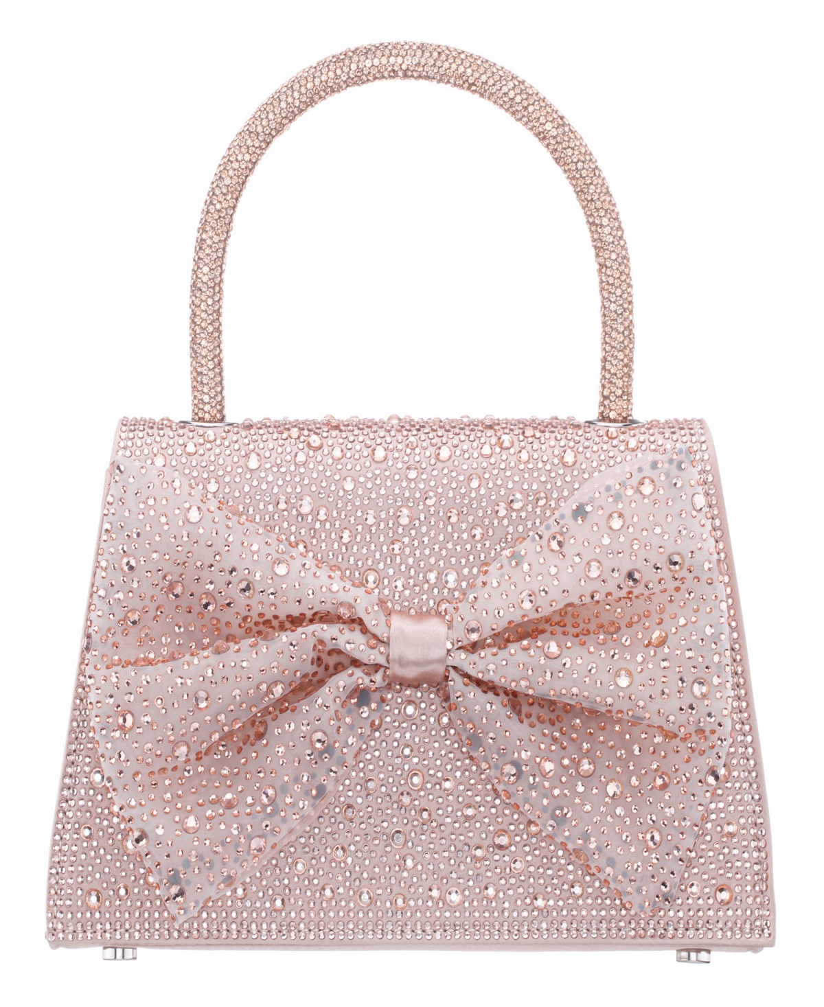 Nina Crystal Magnetic Snap Satchel Bag