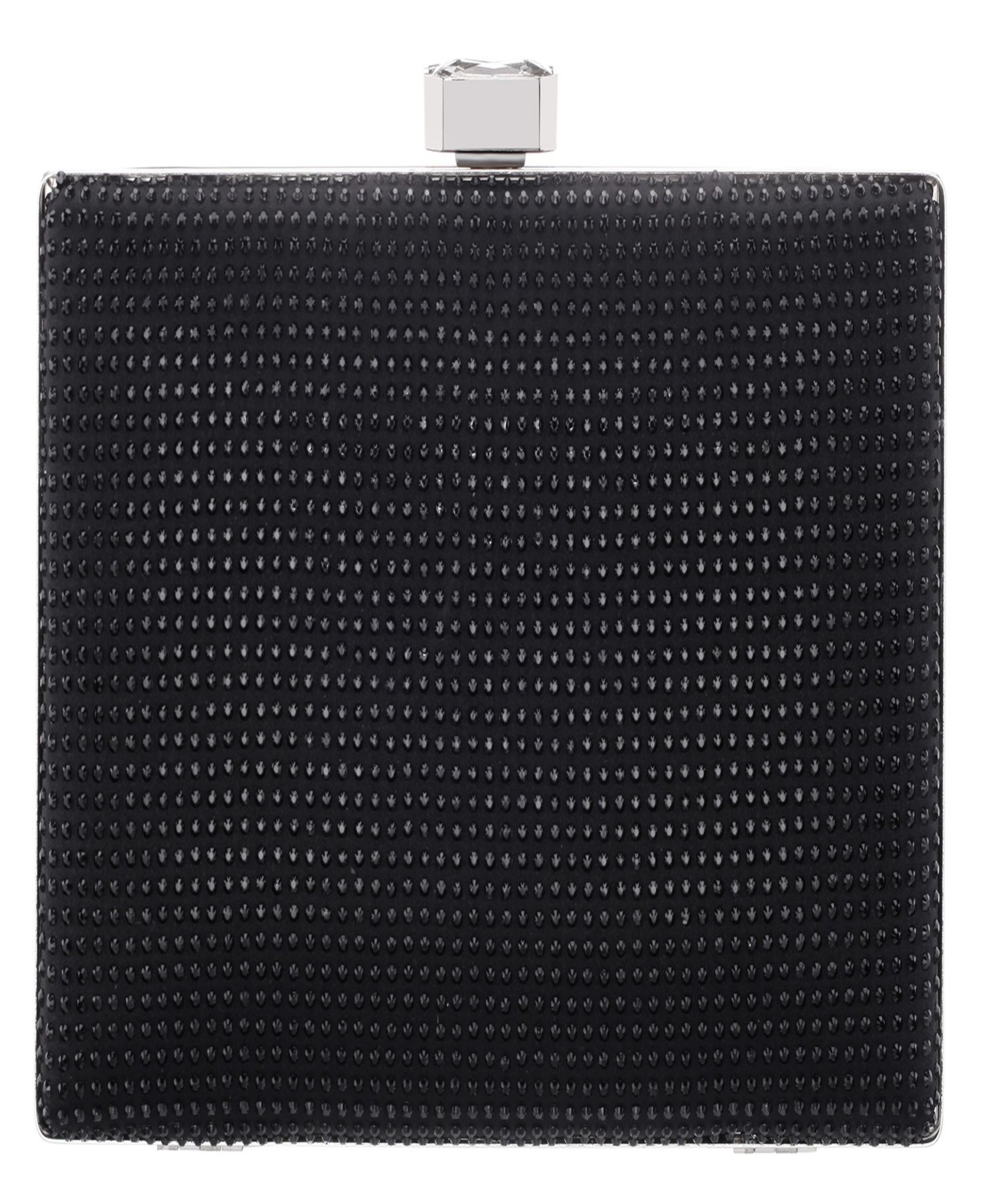 Crystal Minaudiere Lift Lock Clutch