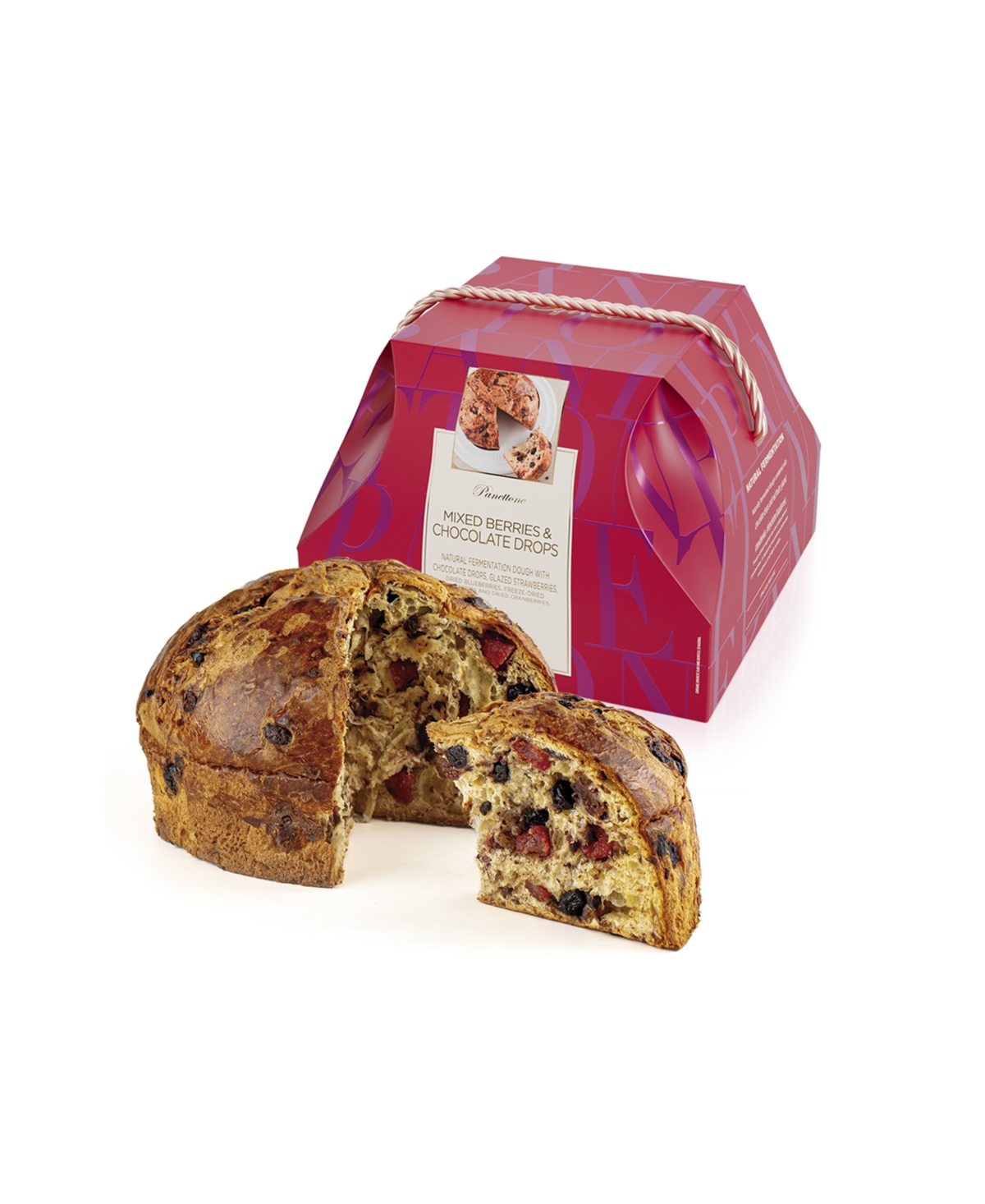 Ofner Mixed Berries Chocolate Panettone, 26.46 oz In Transparent