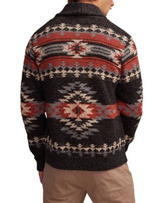 Men's Shawl Collar Cardigan Sweater