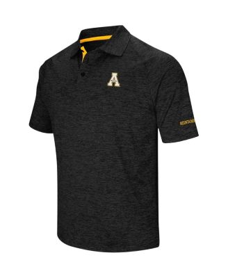 Colosseum - Men's Black Appalachian State Mountaineers Down Swing Polo