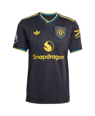 Men's Bruno Fernandes Black Manchester United 2025/26 Third Authentic Player Jersey