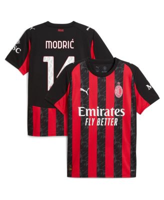 Puma - Men's Luka Modric Red AC Milan 2025/26 Home Replica Jersey