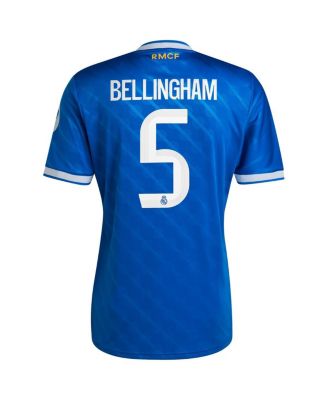 Men's Jude Bellingham Blue Real Madrid 2025/26 Third Replica Player Jersey