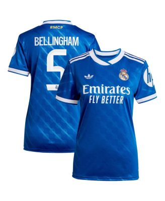 adidas - Women's Jude Bellingham Blue Real Madrid 2025/26 Third Replica Player Jersey