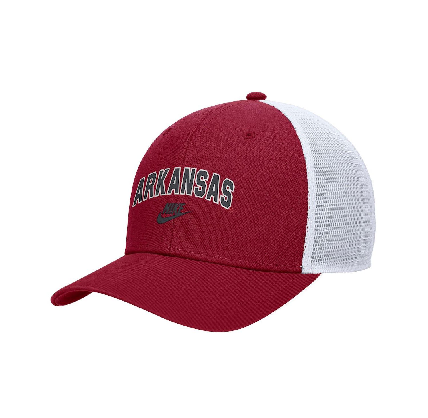 Men's Cardinal Arkansas Razorbacks Arch Rise Performance Trucker Adjustable Hat