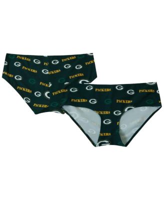 Concepts Sport - Women's Green Green Bay Packers Mosaic Allover Print Knit Panty