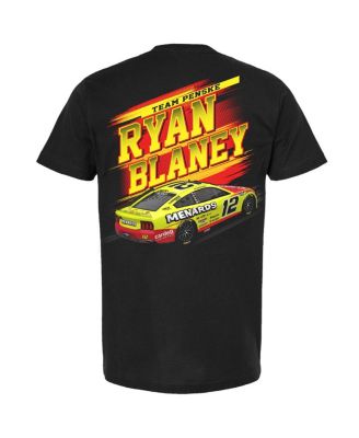 Men's Black Ryan Blaney Menards Car T-Shirt