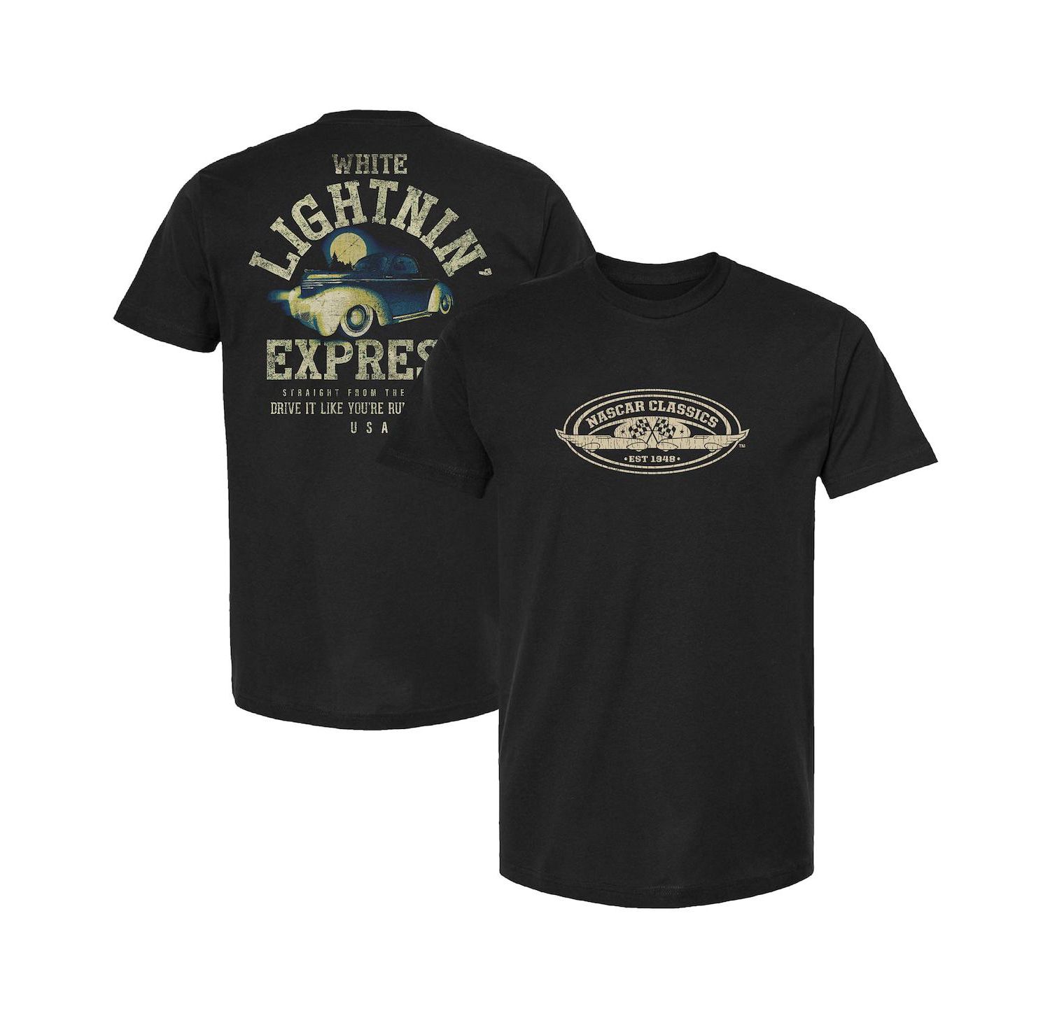 Men's Black NASCAR White Lightning' Express T-Shirt