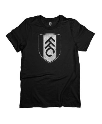 Men's Black Fulham Mono Badge T-Shirt