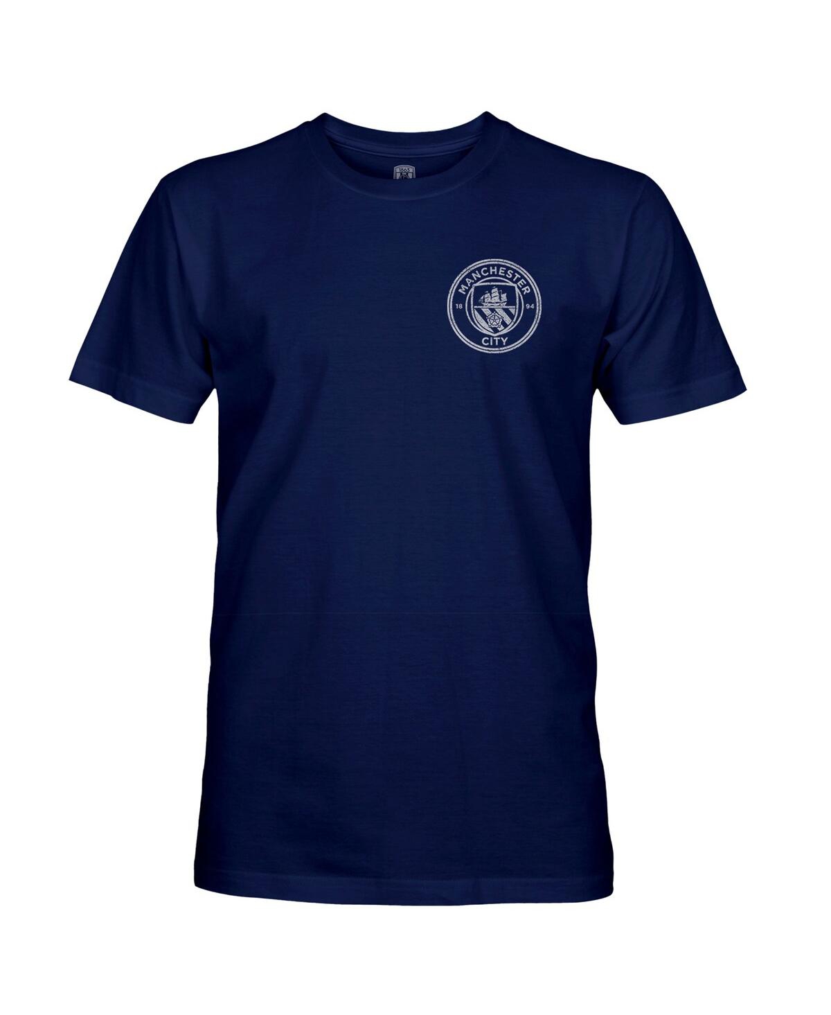 1863fc Men's Navy Manchester City Four-time Consecutive Premier League S Lockup T-shirt In Blue