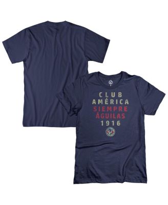 1863FC - Men's Navy Club America Tapered Text T-Shirt