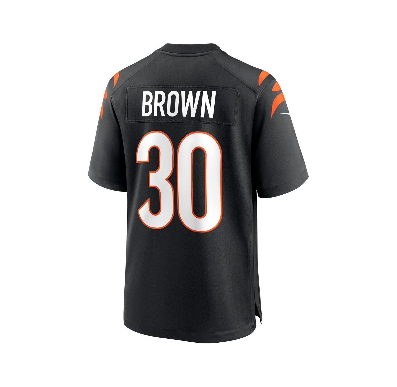 Men's Chase Brown Black Cincinnati Bengals Team Game Jersey