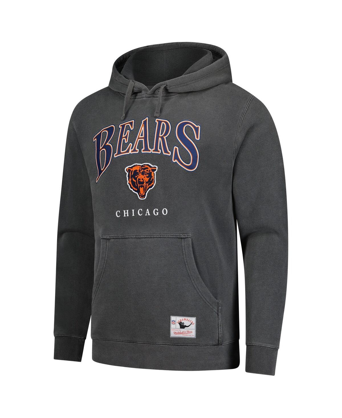 Mitchell & Ness Gray Chicago Bears Slot Pullover Hoodie In Gray