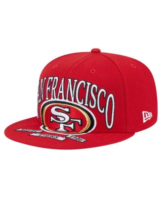 Men's Scarlet San Francisco 49ers Oversized 59FIFTY Fitted Hat