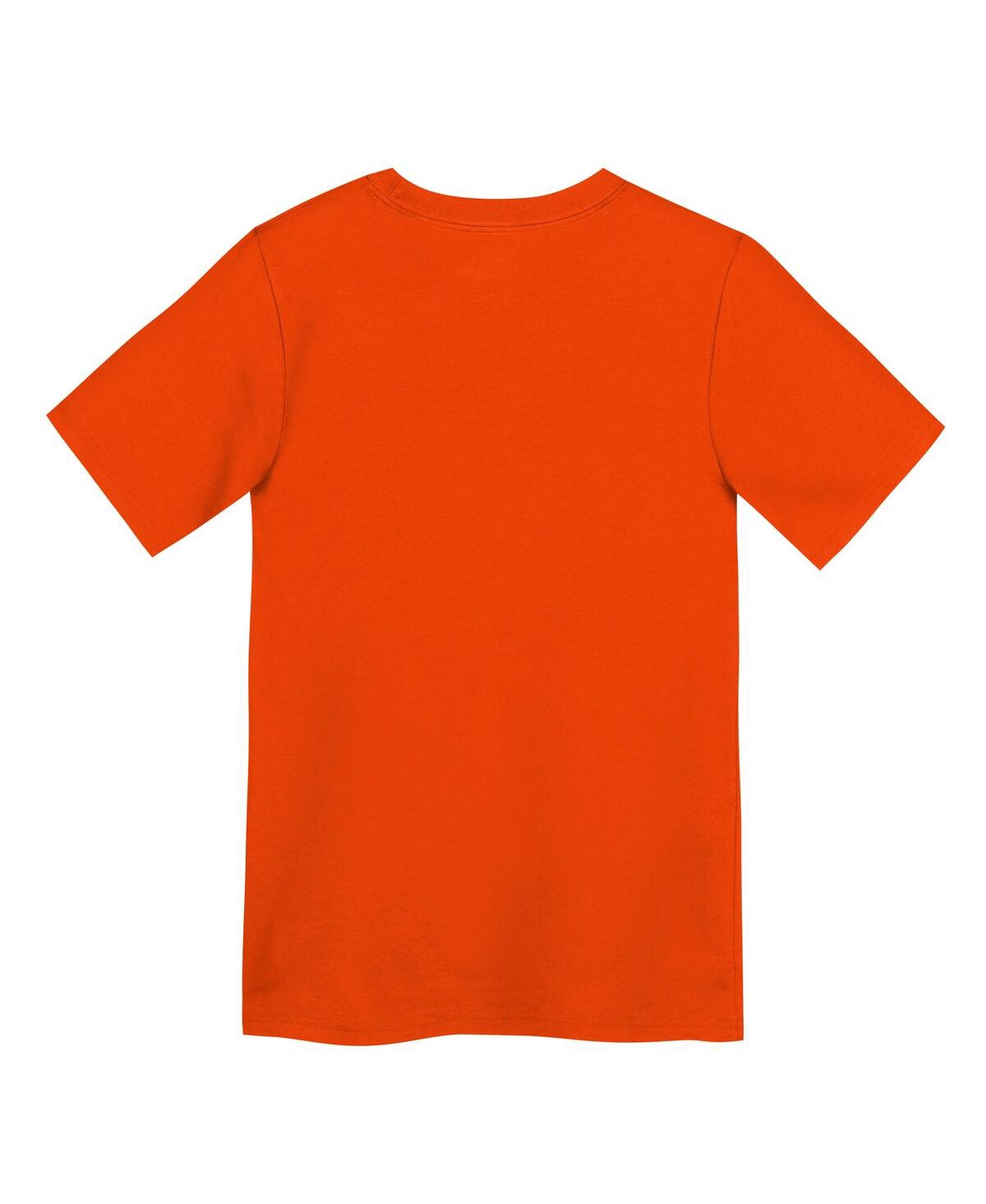 Nike Preschool Orange Denver Broncos Primary Logo Legend Performance T-shirt In Orange