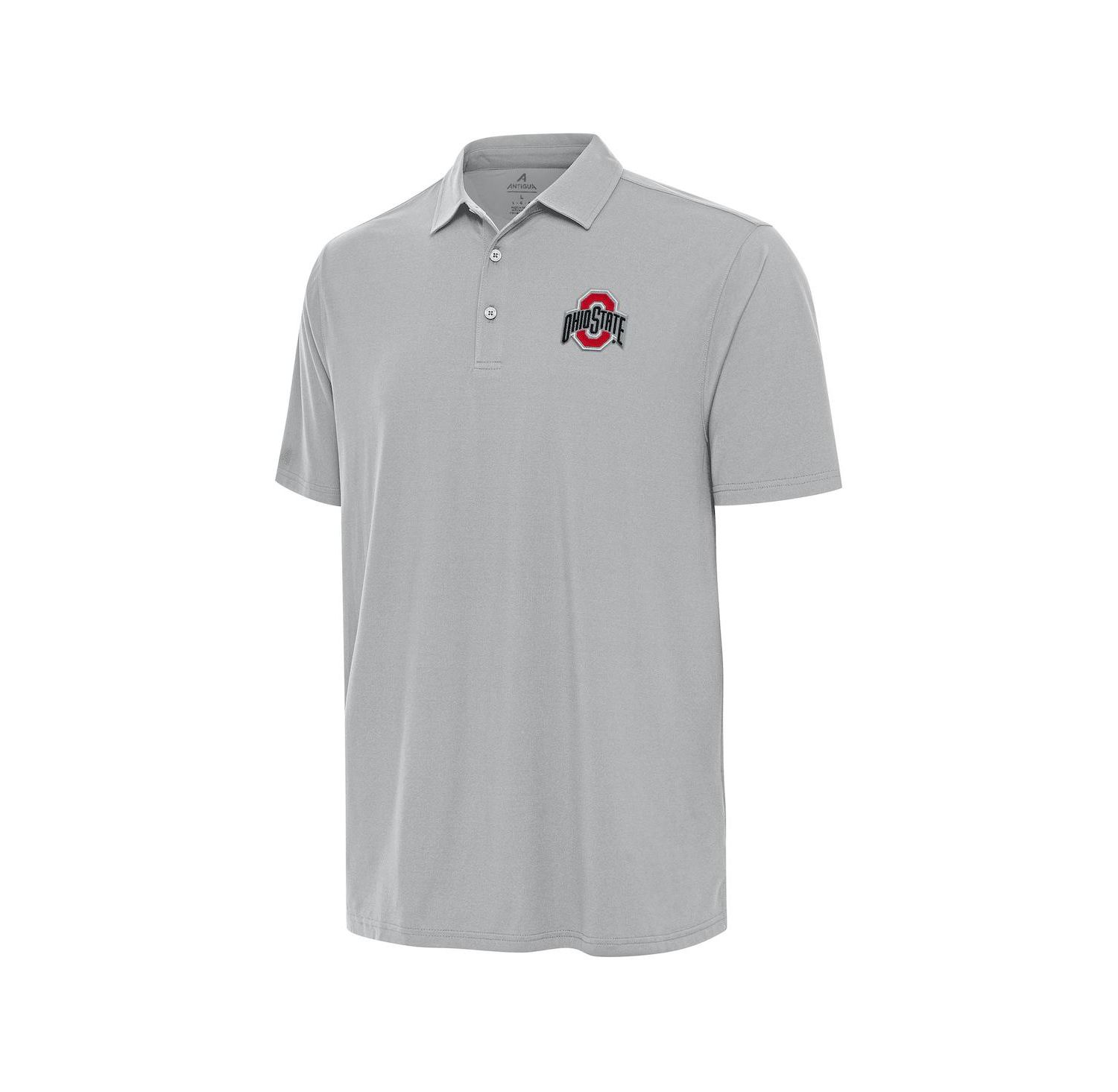 Men's Gray Ohio State Buckeyes Era Polo Shirt