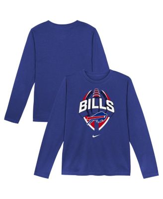 Nike - Preschool Royal Buffalo Bills Primetime Legend Icon&nbsp;Long Sleeve Performance T-Shirt