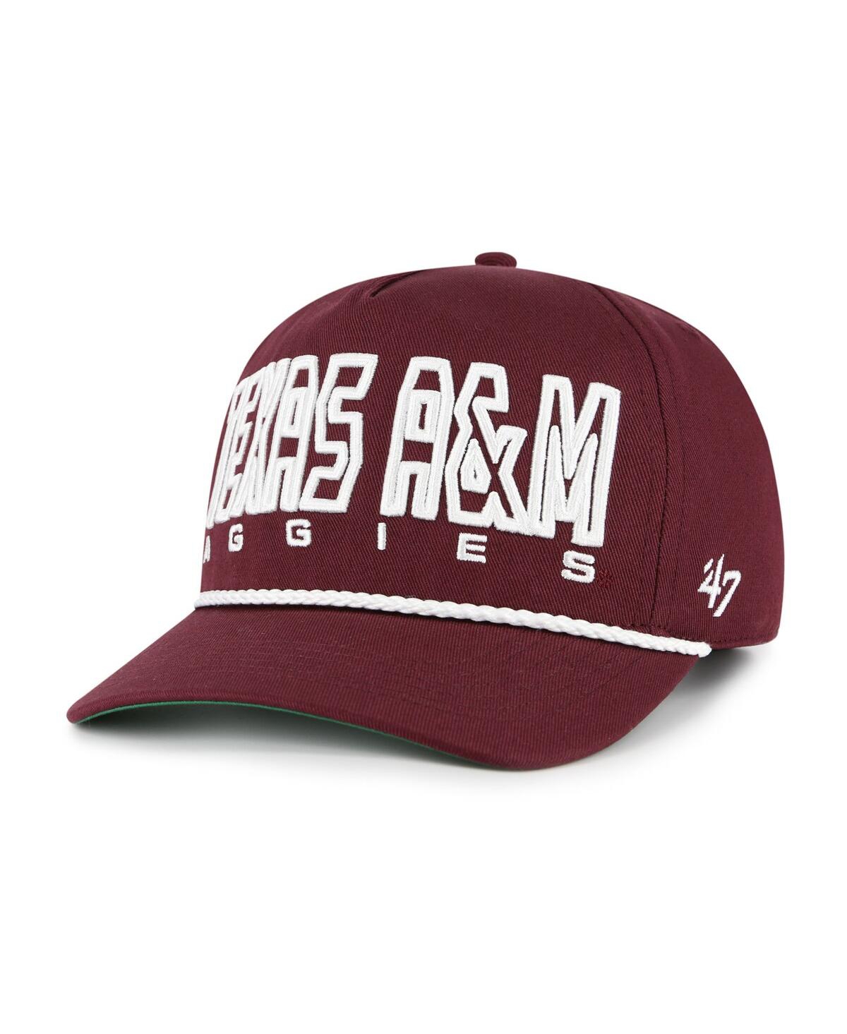 47 Brand Big Boys And Girls Maroon Texas A&m Aggies Byline Hitch Adjustable Hat In Brown