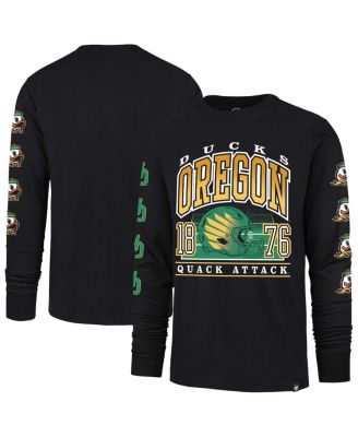 '47 Brand - Men's ' Black Oregon Ducks Go Big Long Sleeve T-Shirt