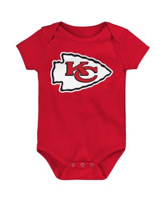 Newborn 3-Pack Kansas City Chiefs Little Tike Bodysuit Set