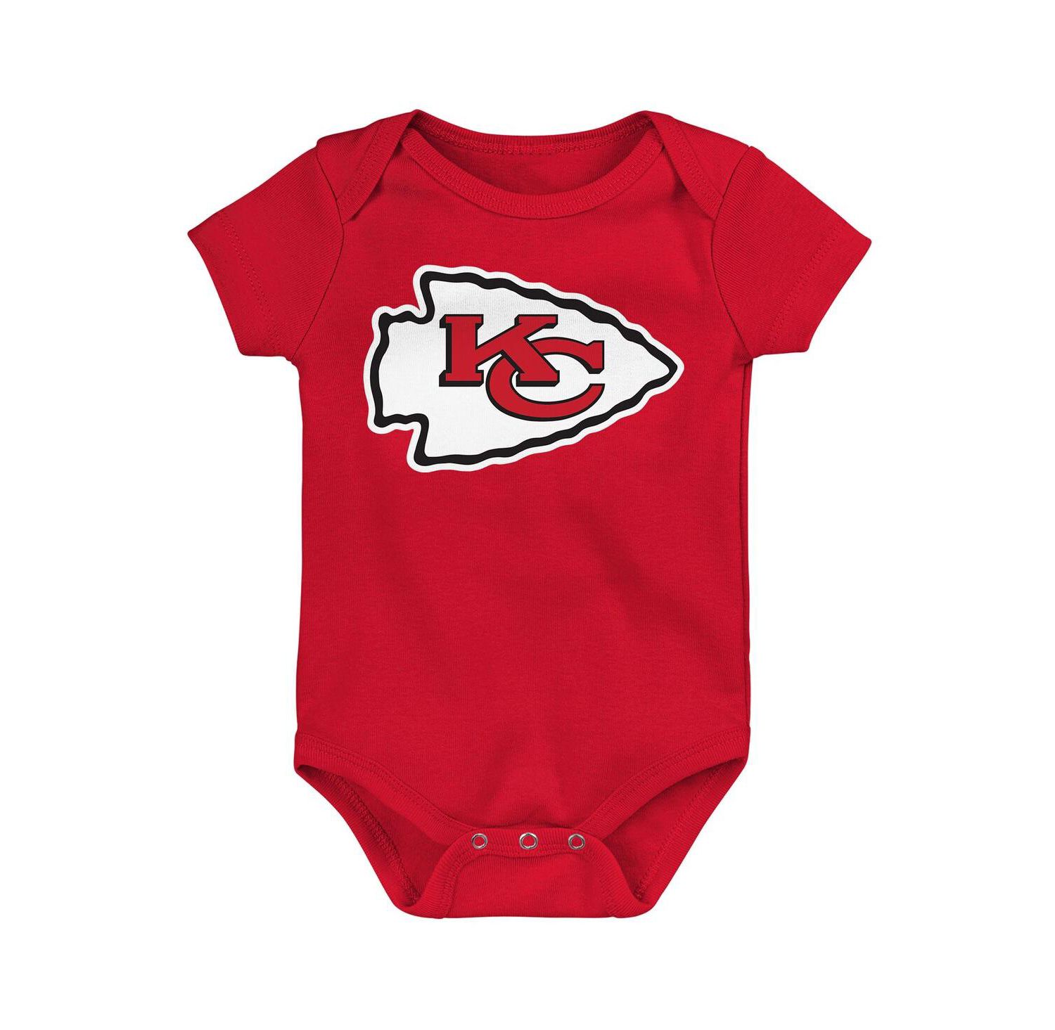 Newborn 3-Pack Kansas City Chiefs Little Tike Bodysuit Set