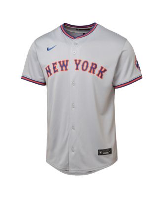 Big Boys and Girls Gray New York Mets Road Limited Jersey