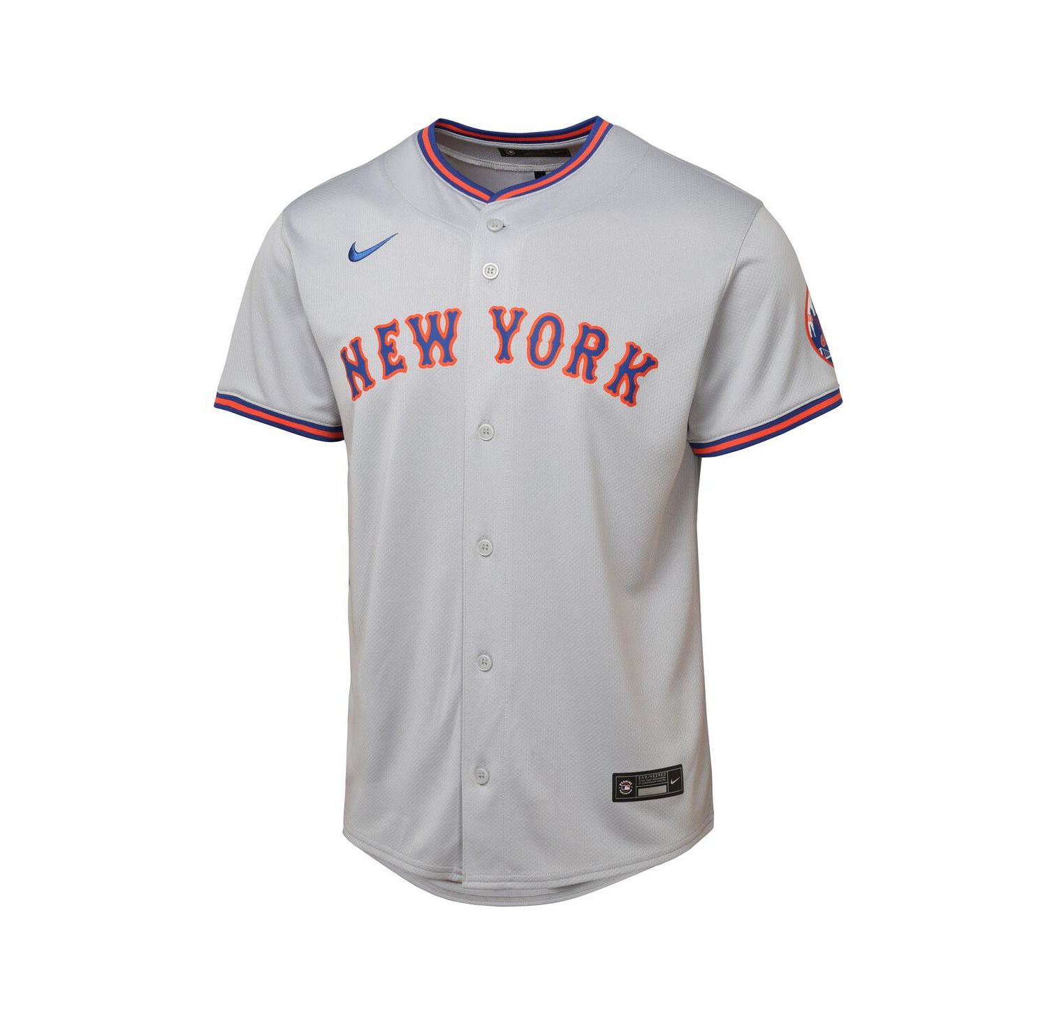 Big Boys and Girls Gray New York Mets Road Limited Jersey