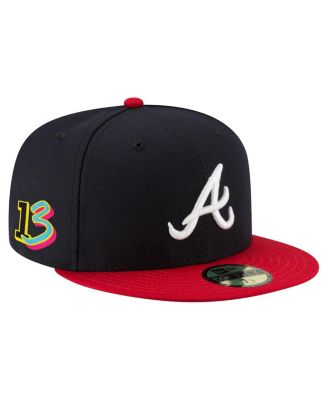 New Era - Men's Ronald Acu&ntilde;a Jr. Navy Atlanta Braves 2025 Player's Weekend 59FIFTY Fitted Hat