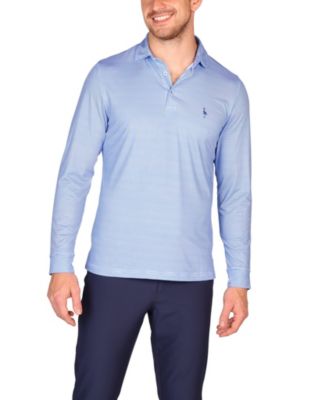 Men's Gameplay Long-Sleeve Performance Polo - Stripes