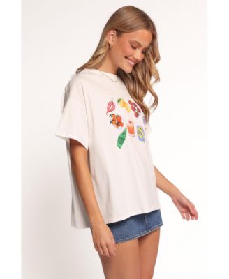 Women's Alda Tee - White XL
