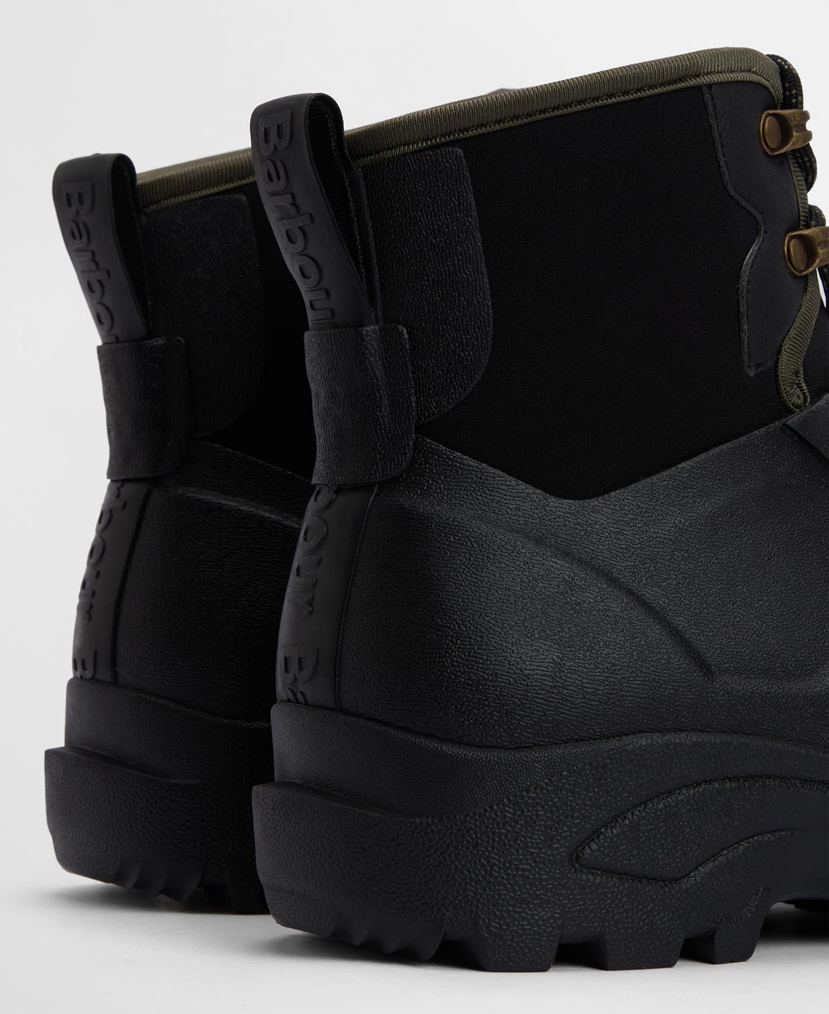 Barbour Men's Marlow Lace Up Welly Boots In Black