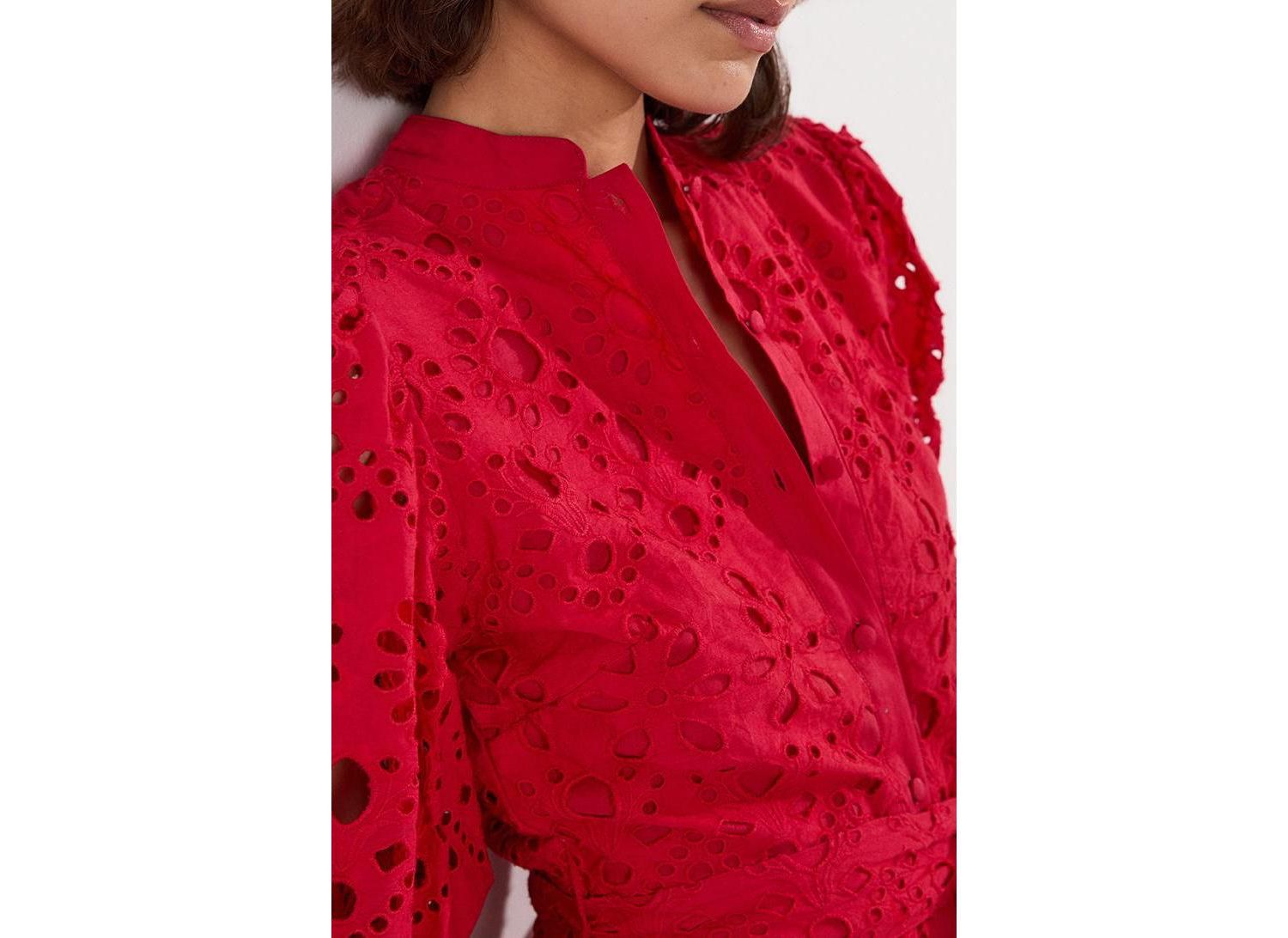Women's Woven Tie Waist Mini Dress