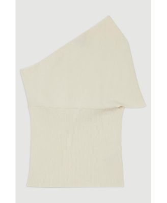 Women's Knitted One Shoulder Top