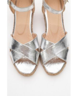 Miria Leather Platform Espadrille (Women)