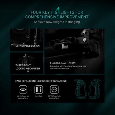 Full Camera Cage for BMCC 6K, Black